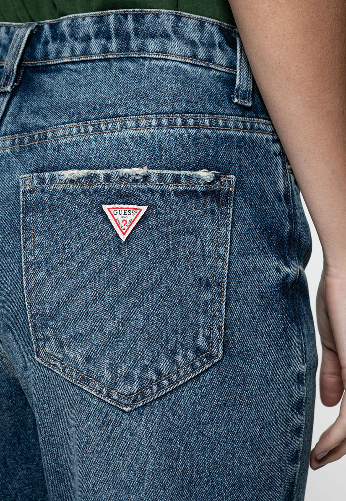 Calça Mom Jeans Azul - Imagem 28