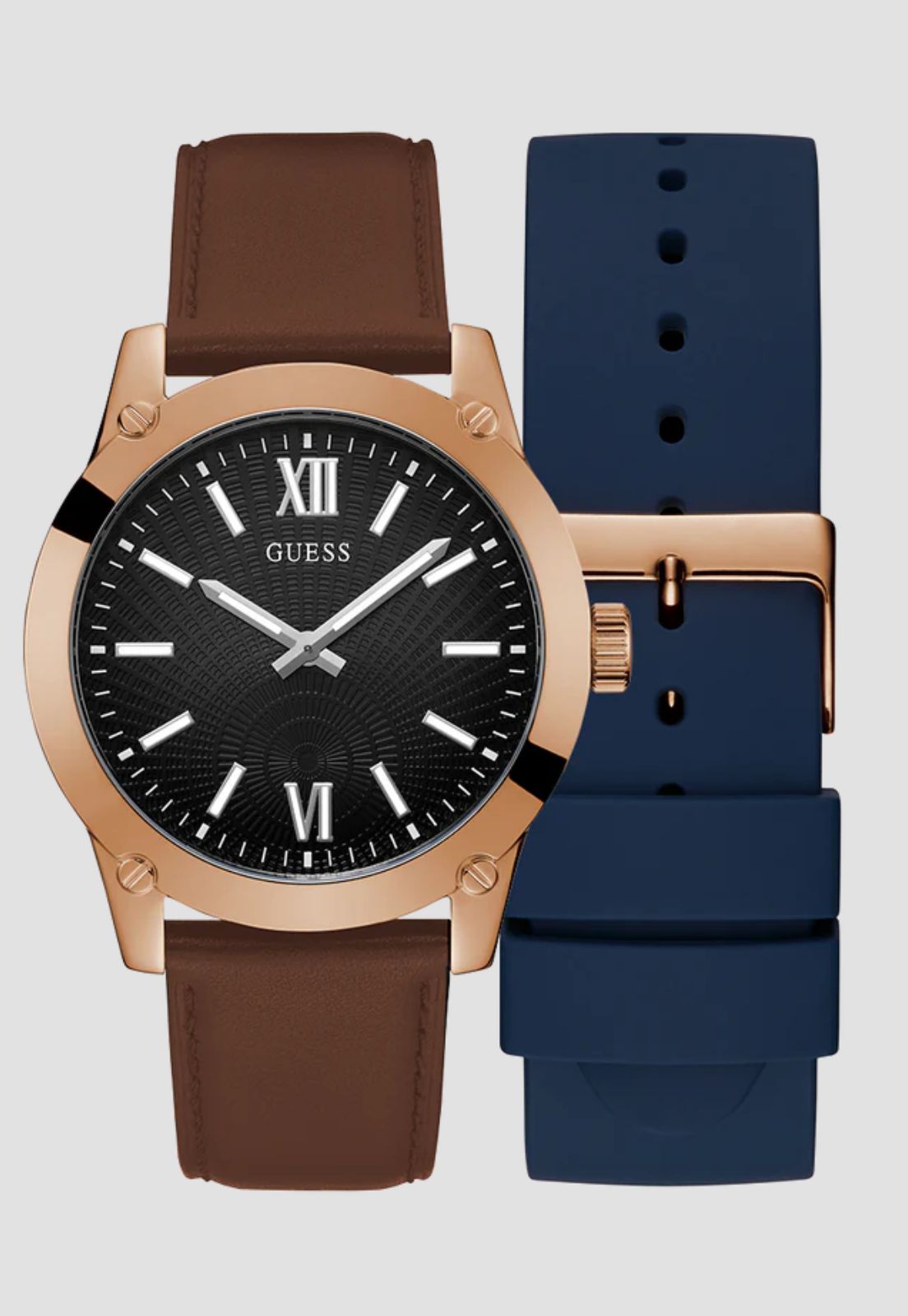 Relógio Redondo Troca Pulseira Rosé