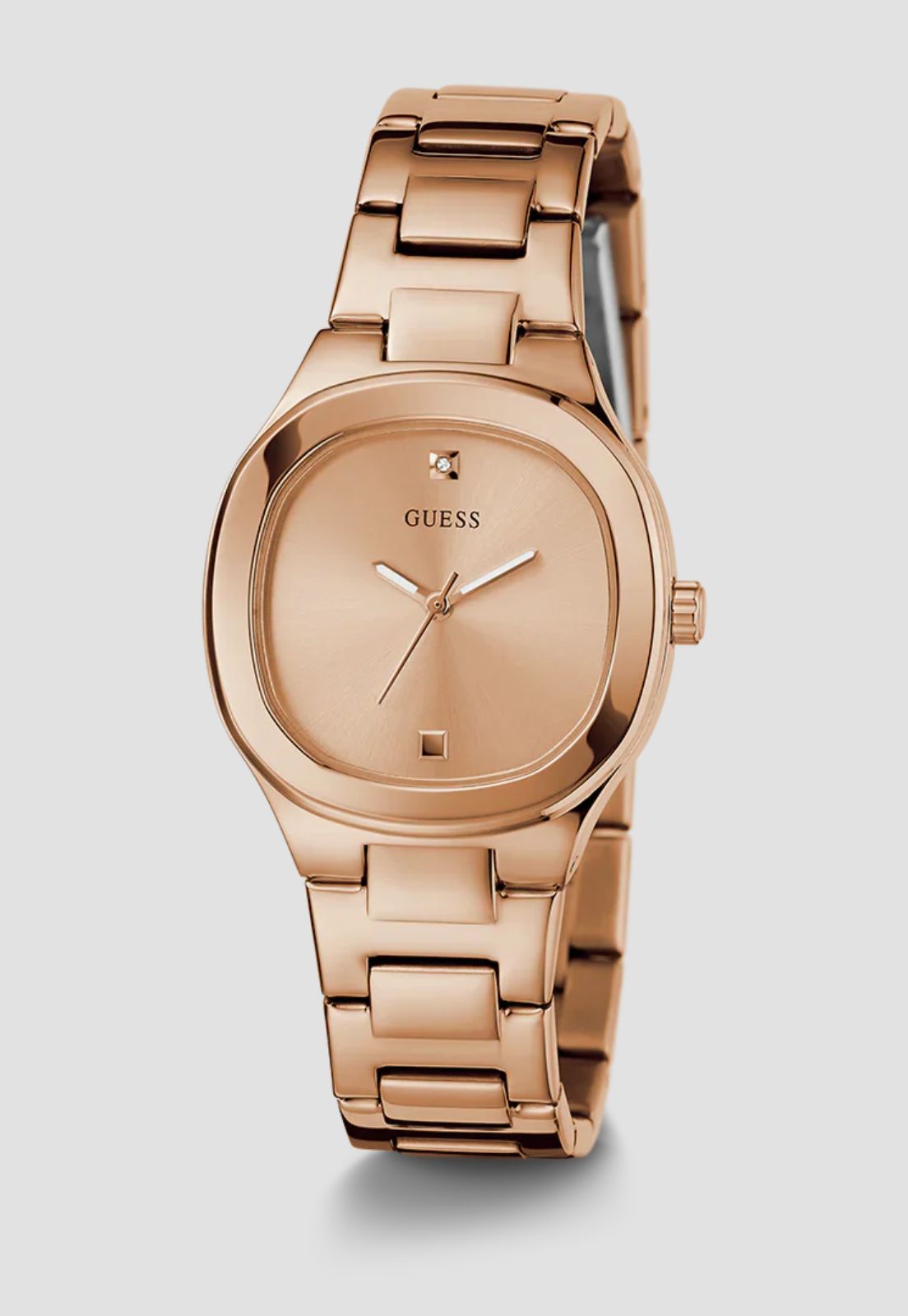 Relógio Quadrado Aço Rosé - Imagem 3