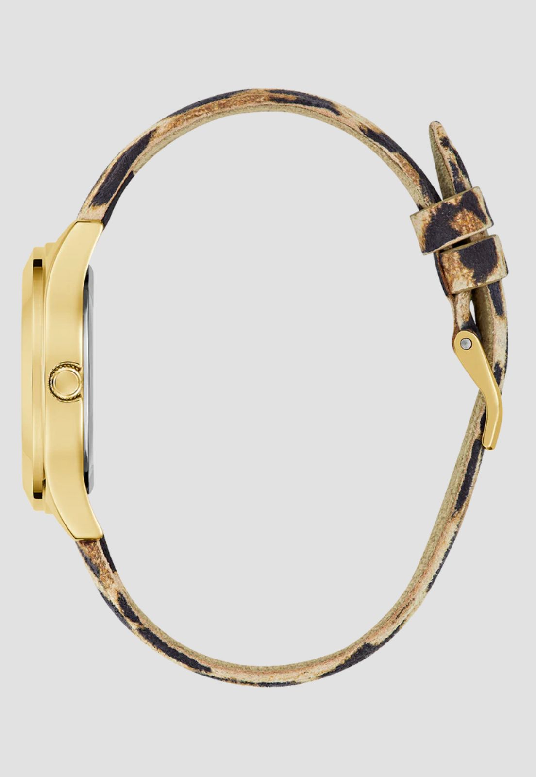 Relógio Redondo Logo Animal Print Dourado - Imagem 7