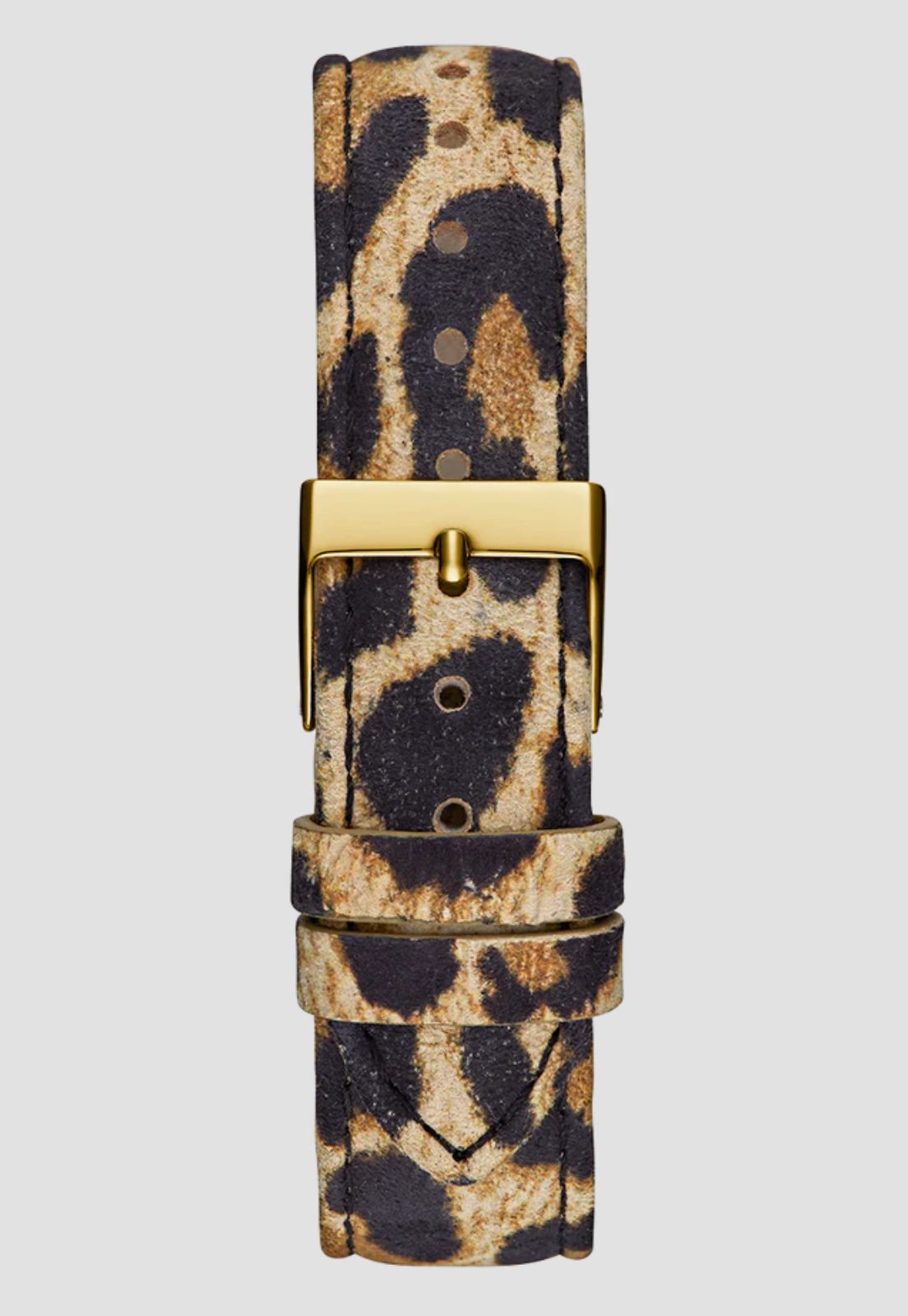 Relógio Redondo Logo Animal Print Dourado - Imagem 8