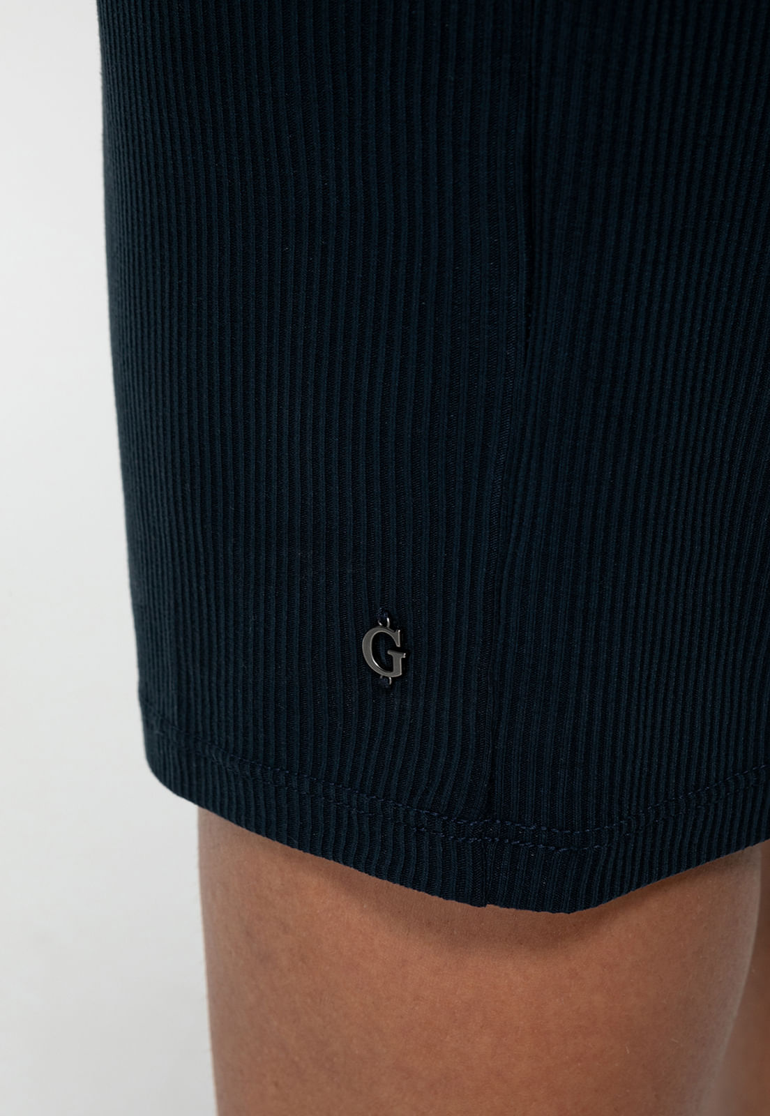 Vestido Midi Cava Americana Azul Escuro - Imagem 21