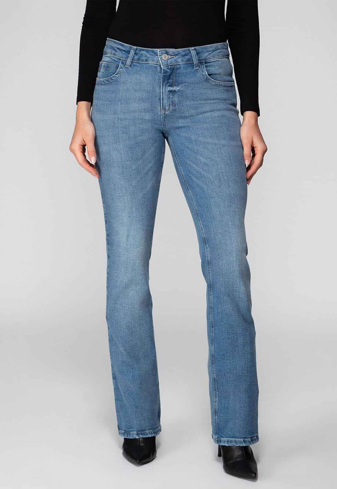 Calça Jeans Straight Leg Guess Azul - Imagem 9
