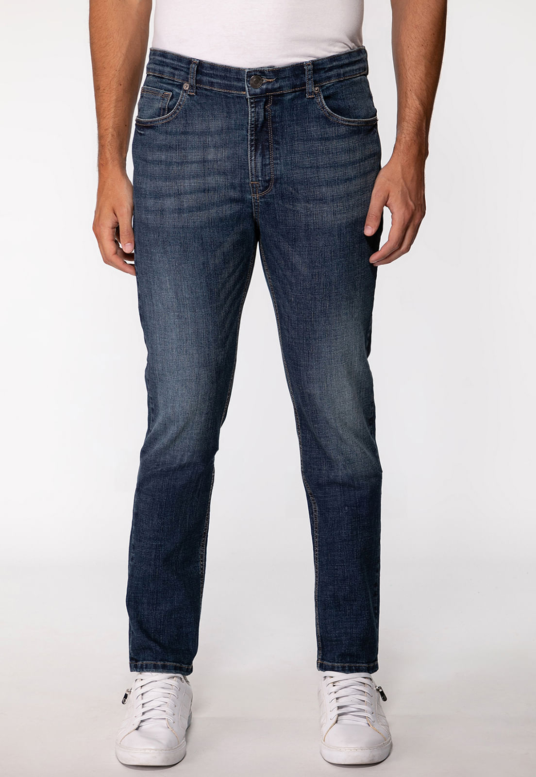 Calça Jeans Guess Slim Tapered Azul - Imagem 13