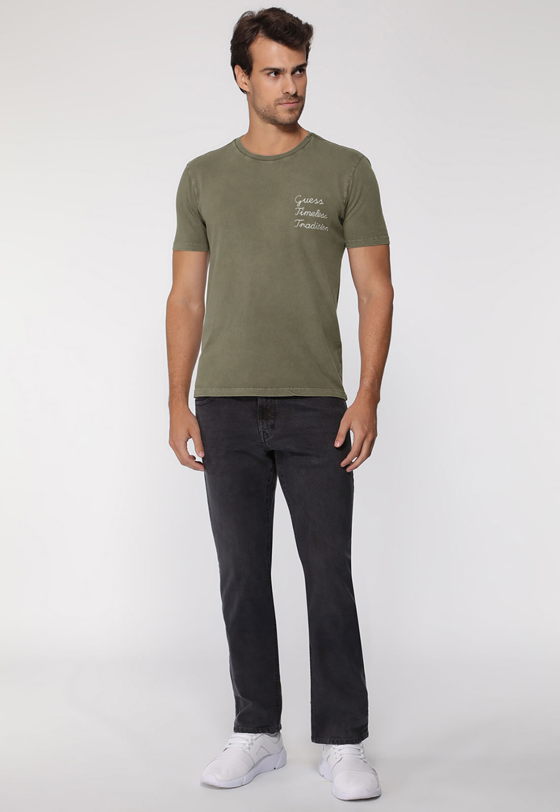 Camiseta Bordado Timeless Tradition Verde Oliva - Imagem 2