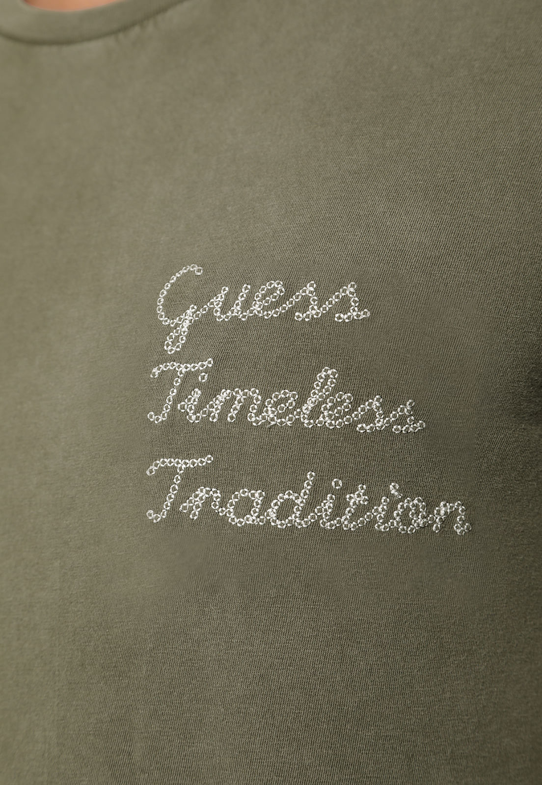 Camiseta Bordado Timeless Tradition Verde Oliva - Imagem 3