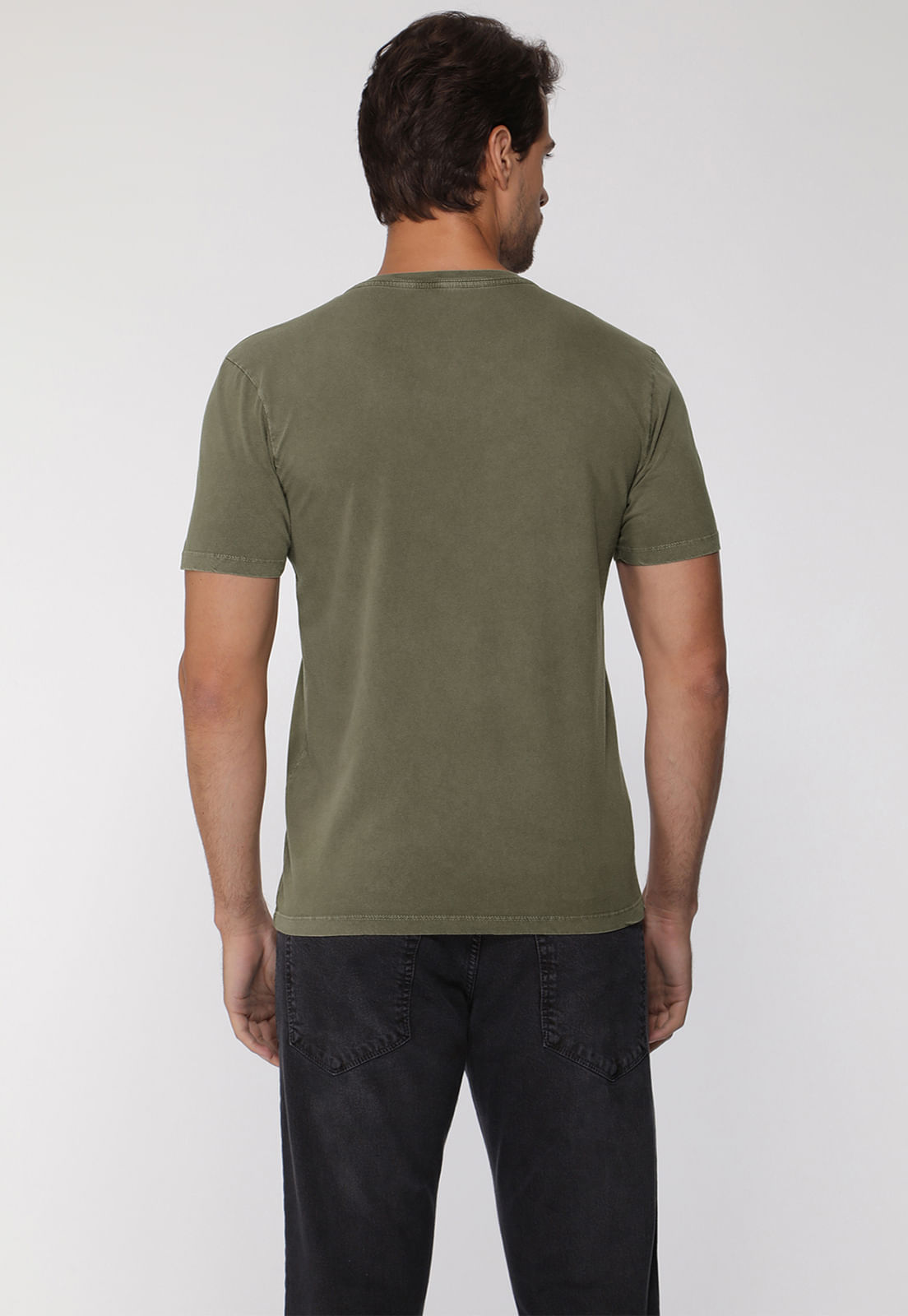 Camiseta Bordado Timeless Tradition Verde Oliva - Imagem 6