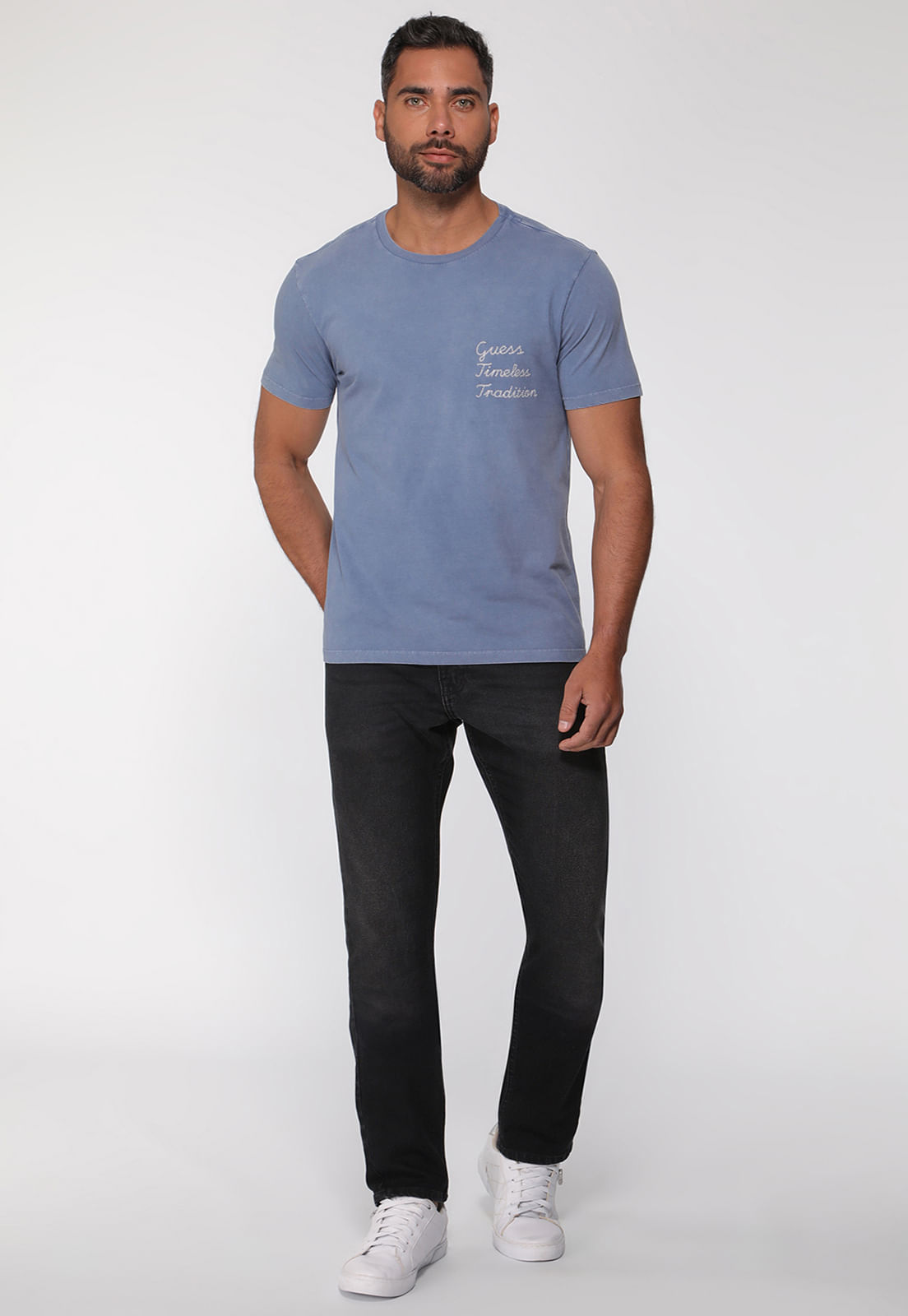 Camiseta Bordado Timeless Tradition Azul Escuro - Imagem 8
