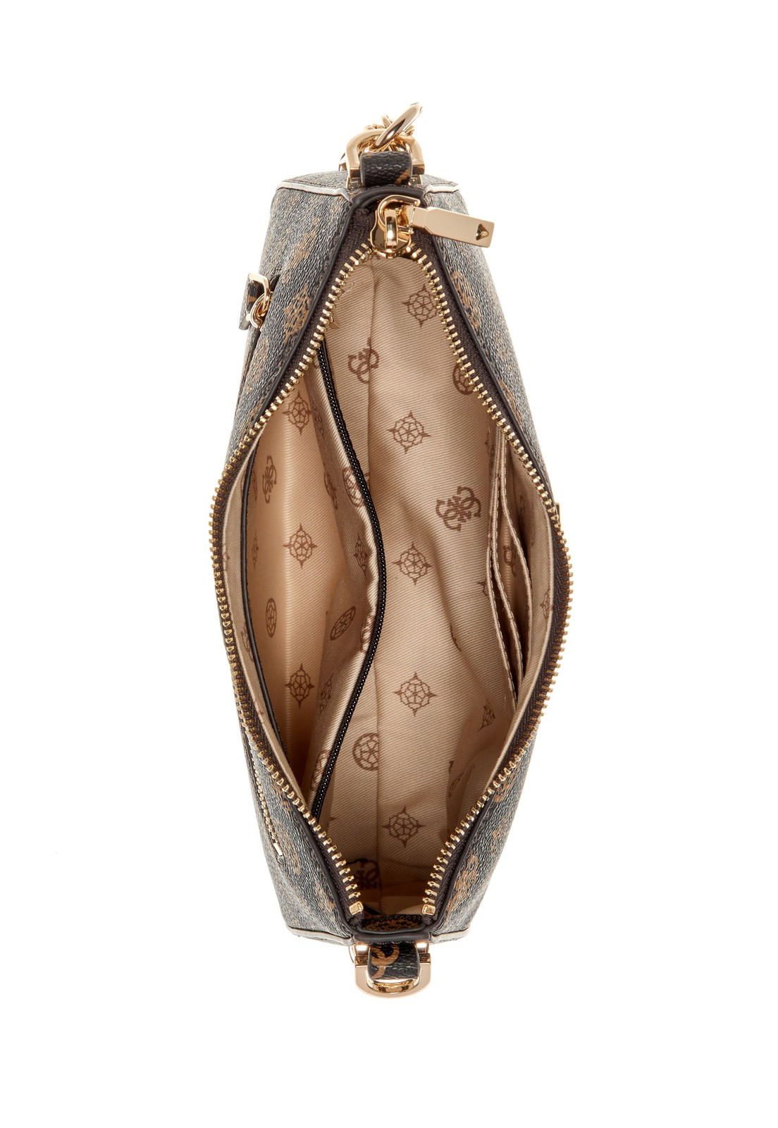 Bolsa Daryna Top Zip Shoulder Bag Marrom - Imagem 4