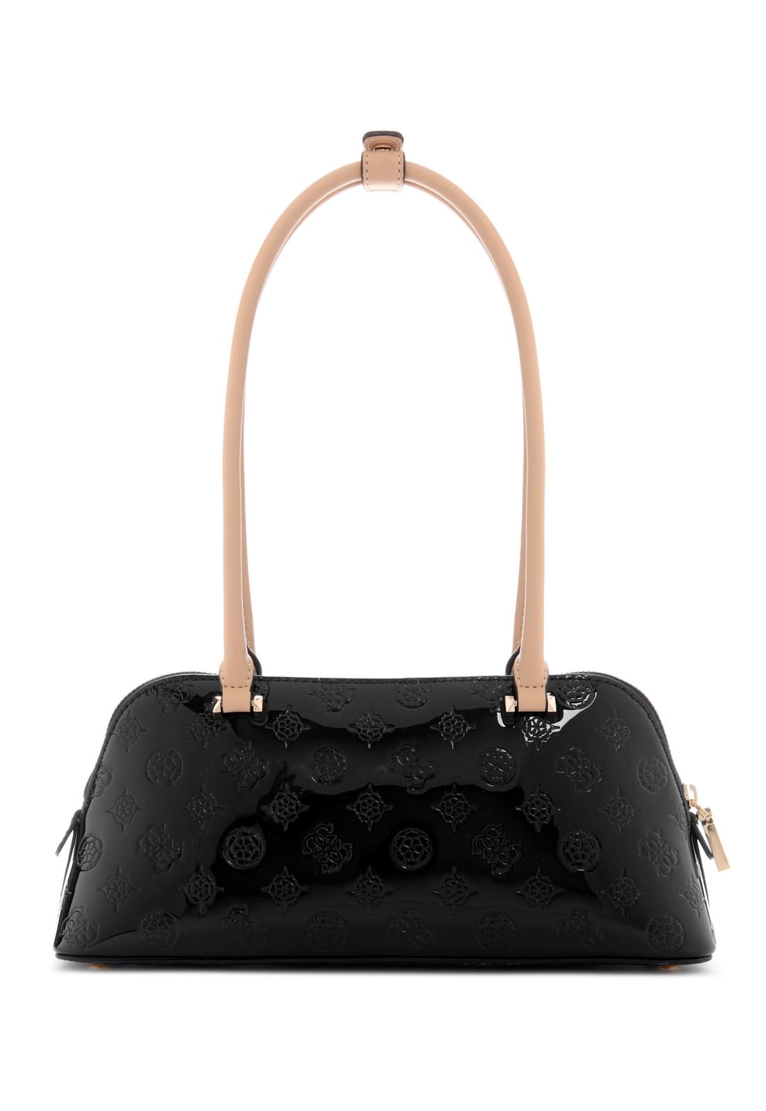 Bolsa Arnela Shoulder Satchel Verniz Preto - Imagem 5