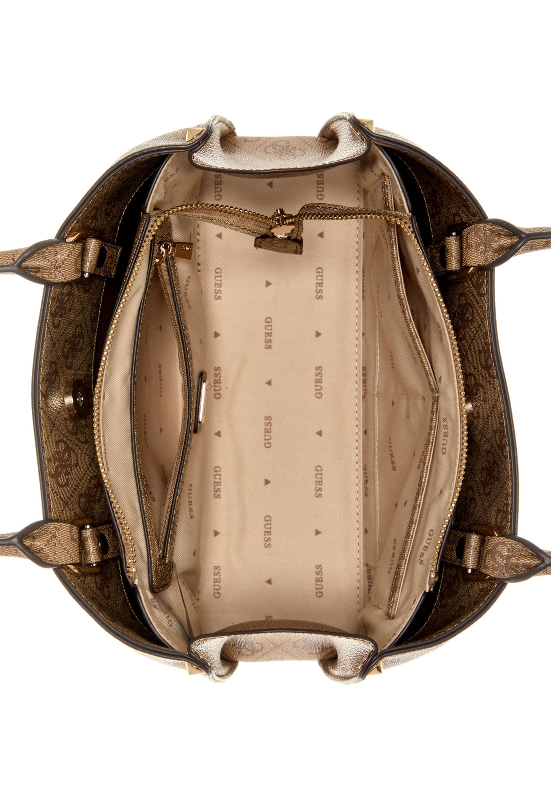 Bolsa Meridian Shoulder Satchel Bege - Imagem 4