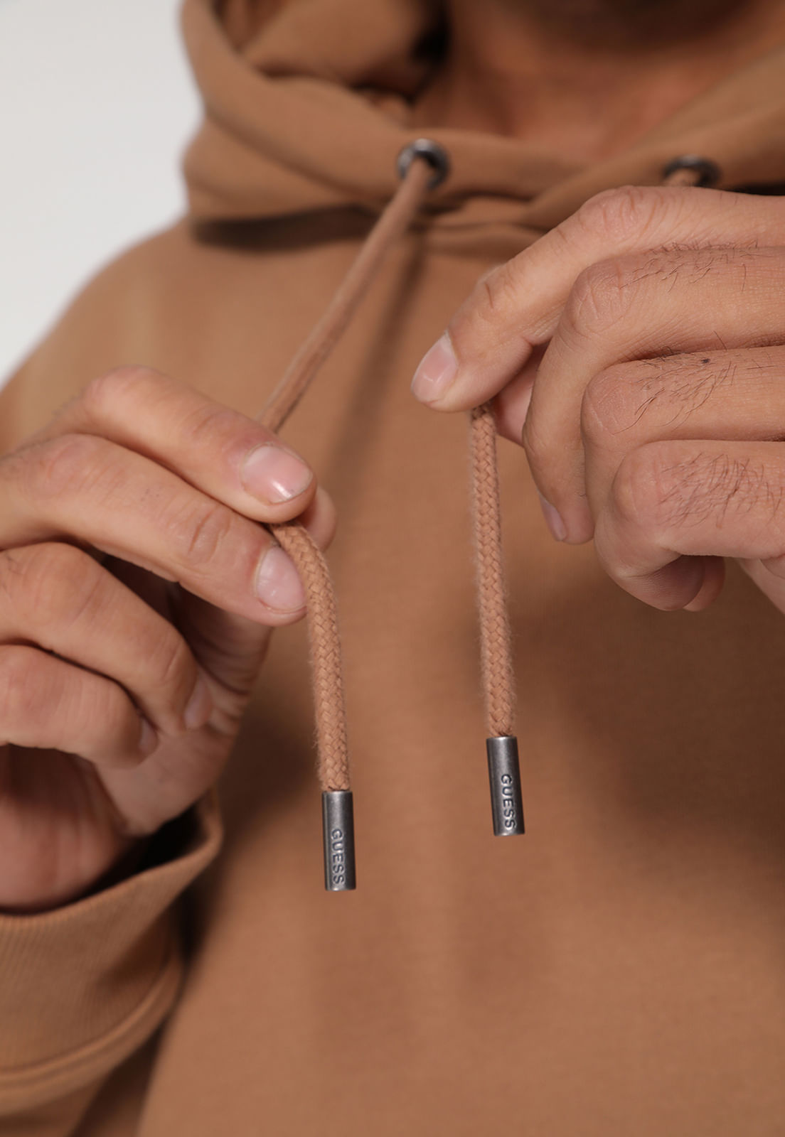 Blusa de Moletom Capuz Marrom - Imagem 8