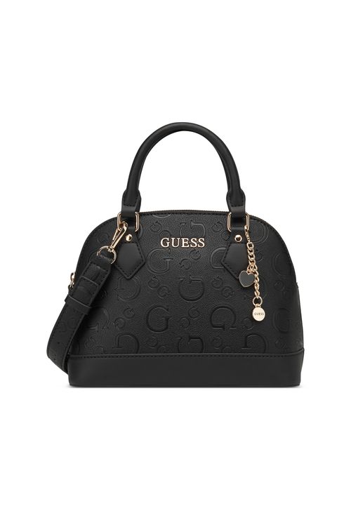 Bolsa Mini Guess Lexy Crossbody Top Zip Preto