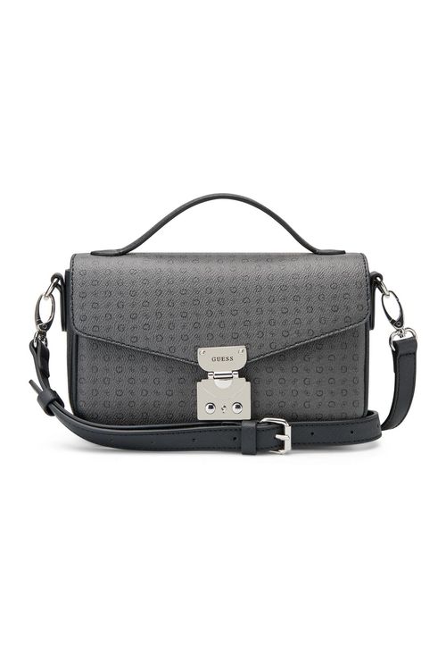 Bolsa Guess Elaina Crossbody Cinza Escuro