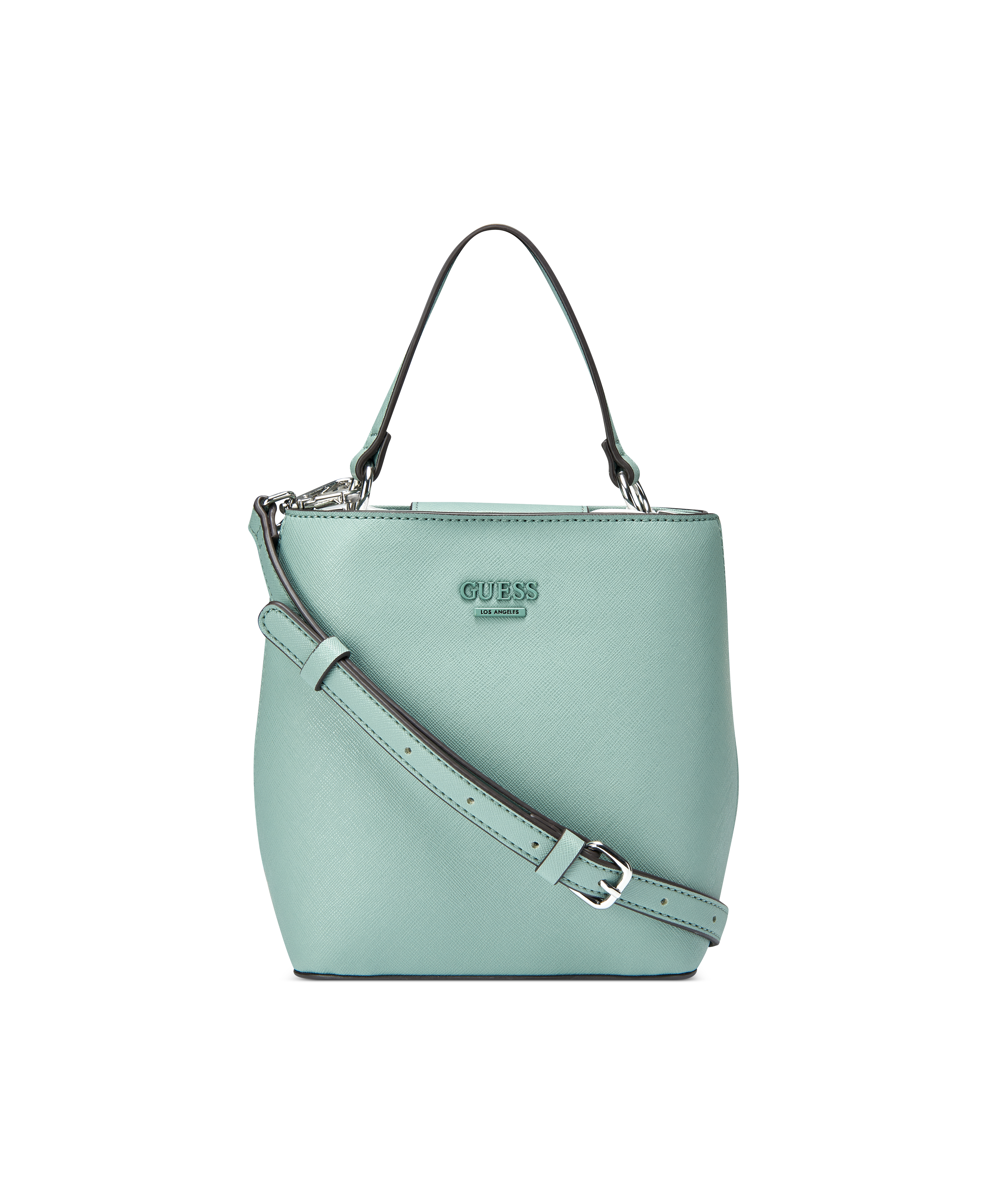 Bolsa Guess Kamri Mini Bucket Verde Claro