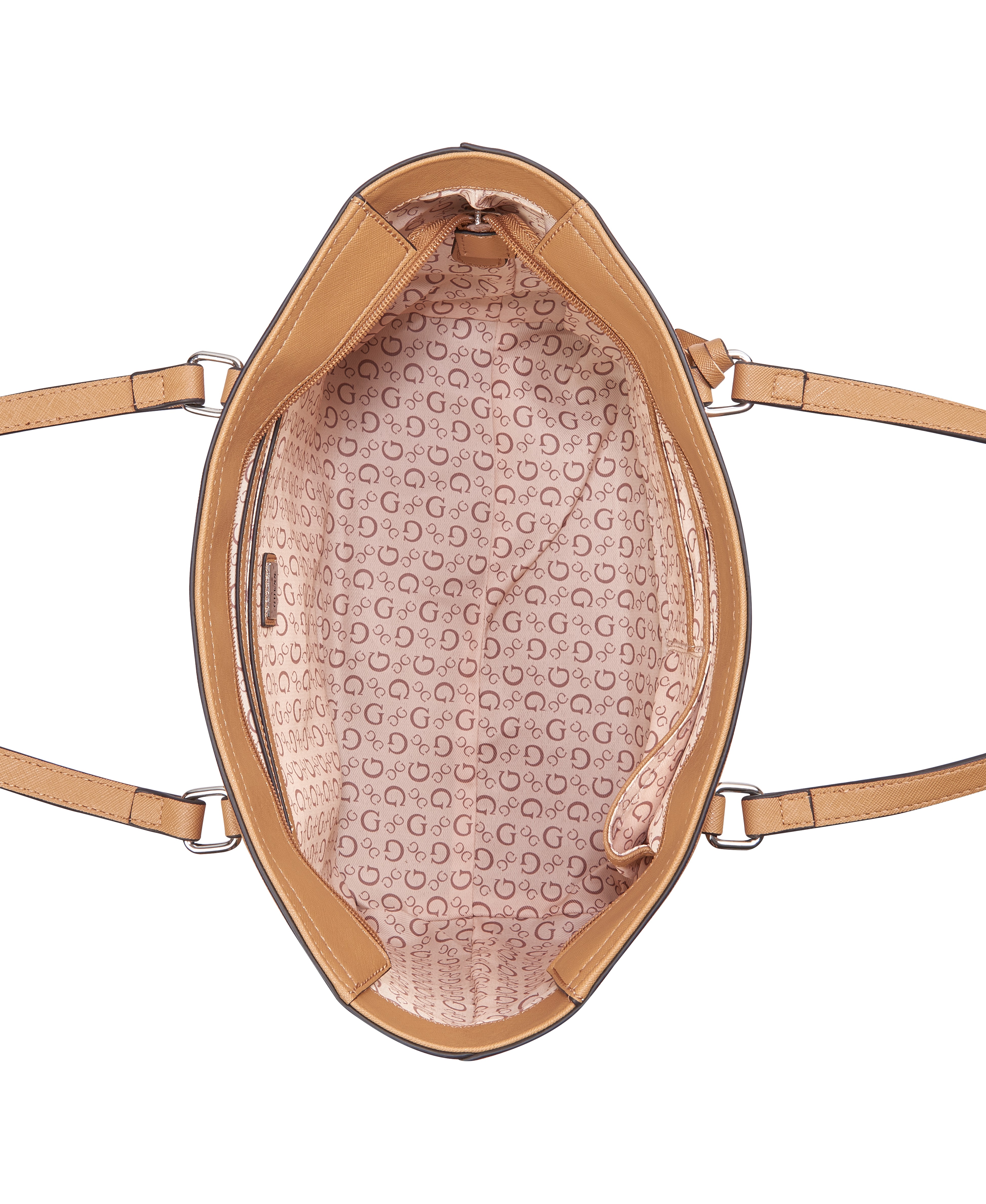 Bolsa Guess Haddington Carryall Caramelo - Imagem 4