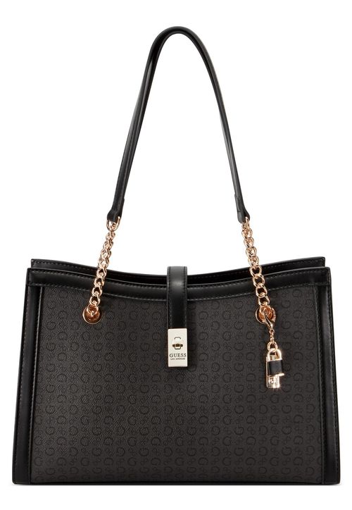 Bolsa Guess Pinetop Satchel Cinza Escuro