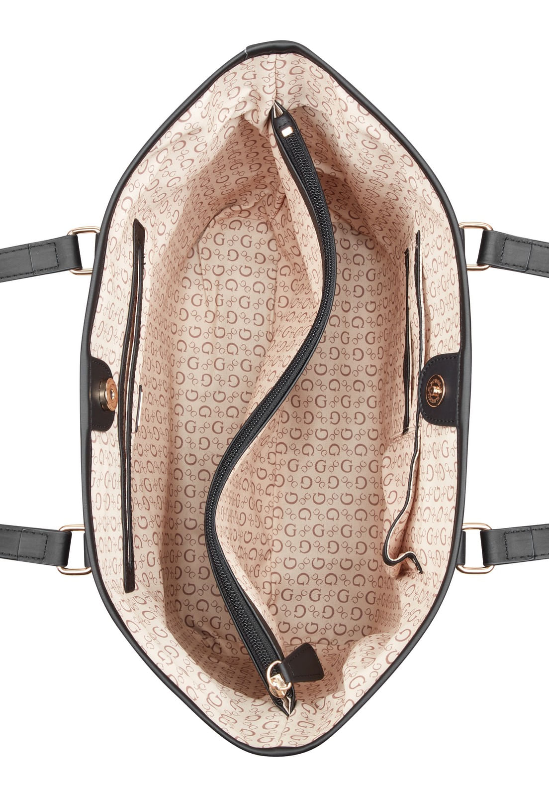 Bolsa Guess Ashburn Tote Preto - Imagem 4