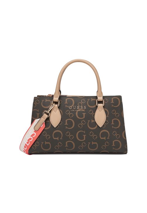 Bolsa Guess Nichole Satchel Bege