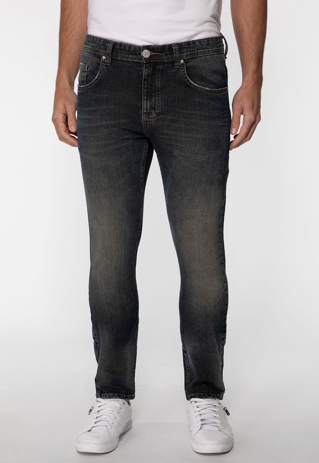 Calça Jeans Guess Skinny Azul Escuro - Imagem 25