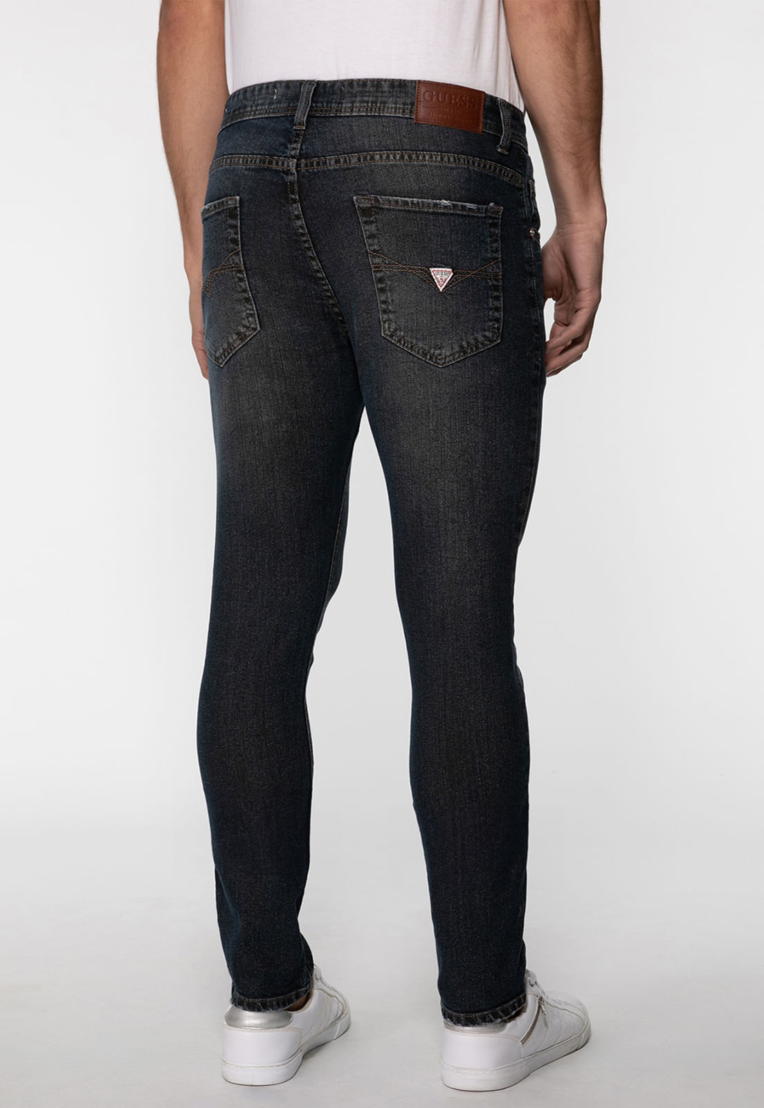 Calça Jeans Guess Skinny Azul Escuro - Imagem 28