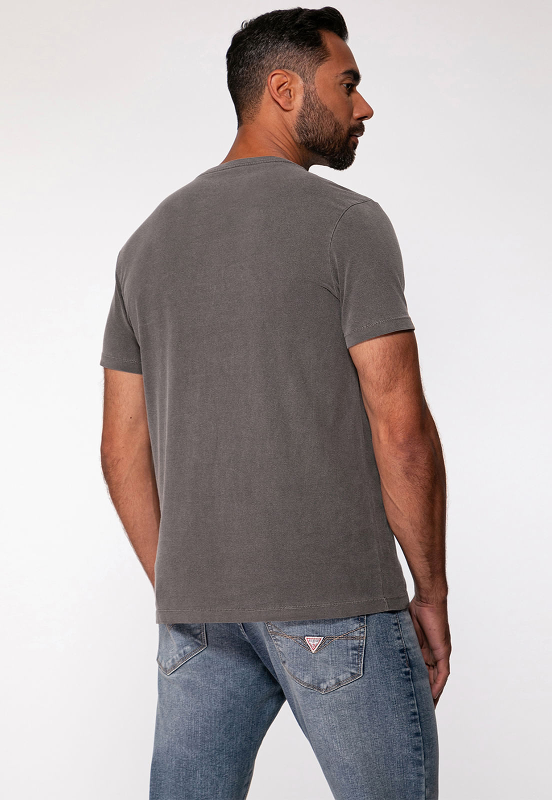 Camiseta Bordado Estonado Preto - Imagem 24