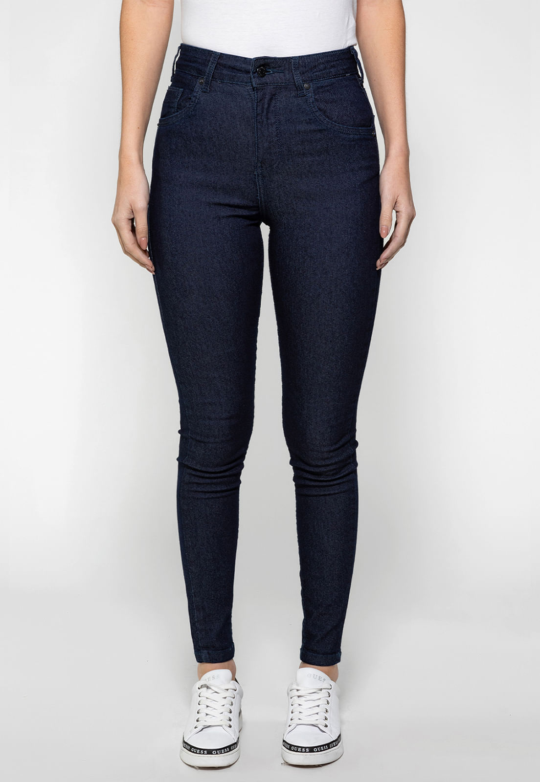 Calça Jeans Guess 1981 Skinny Azul - Imagem 16
