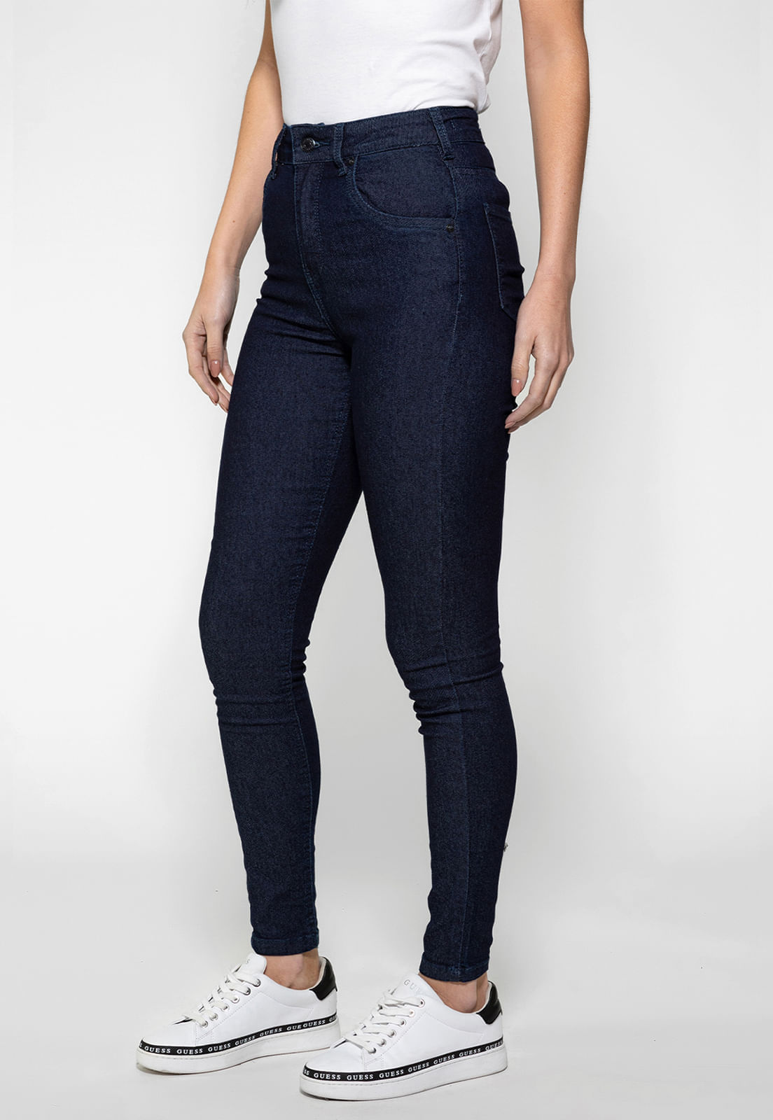 Calça Jeans Guess 1981 Skinny Azul - Imagem 69
