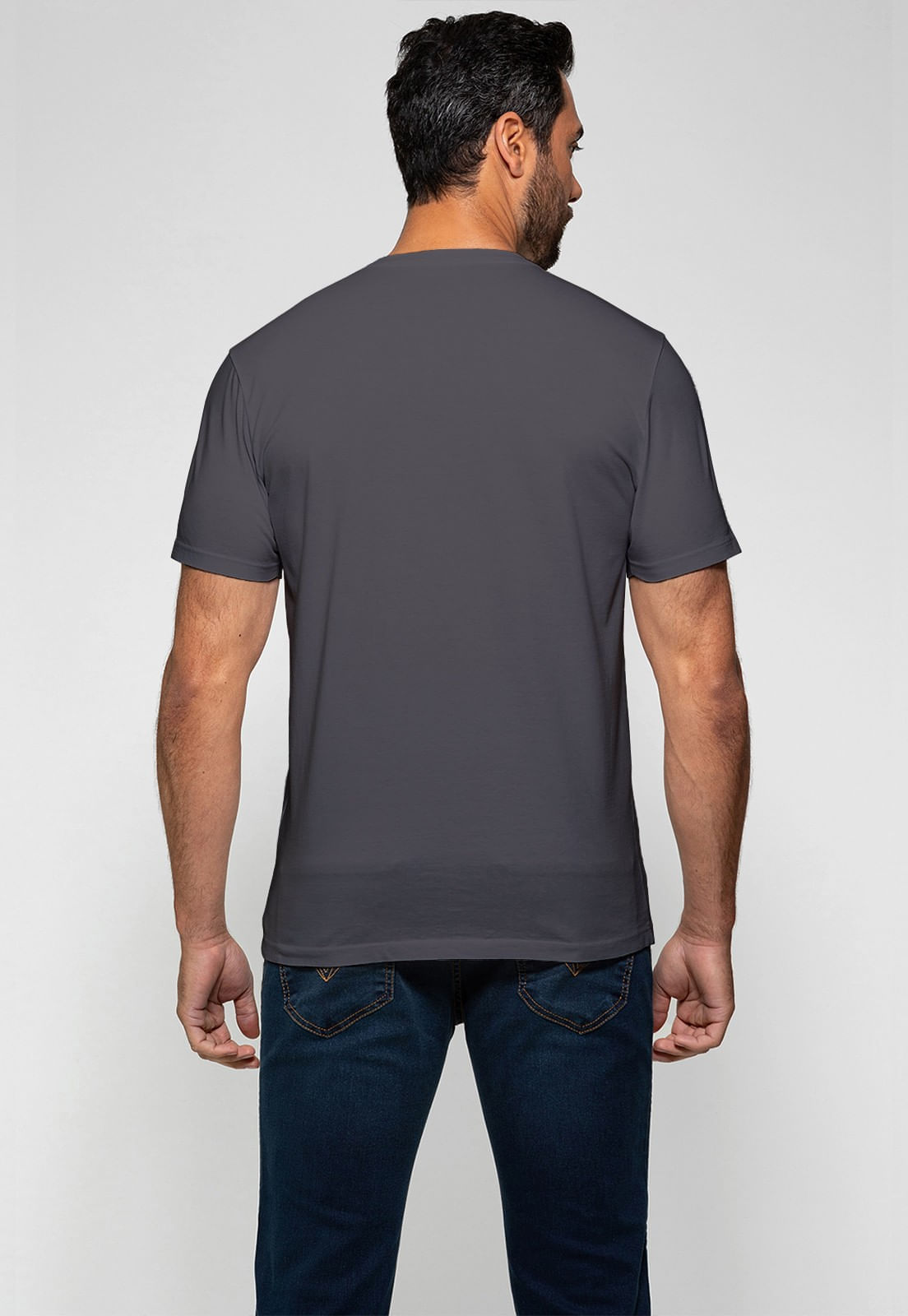 Camiseta Est 1981 Guess Cinza - Imagem 9