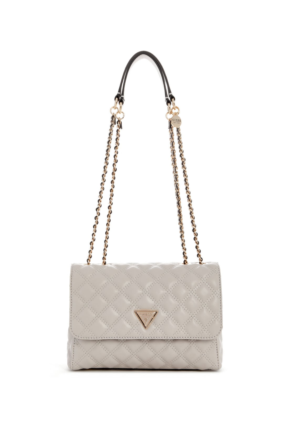 Bolsa Giully Ii 2 Compartimentos Transversal Flap Cinza