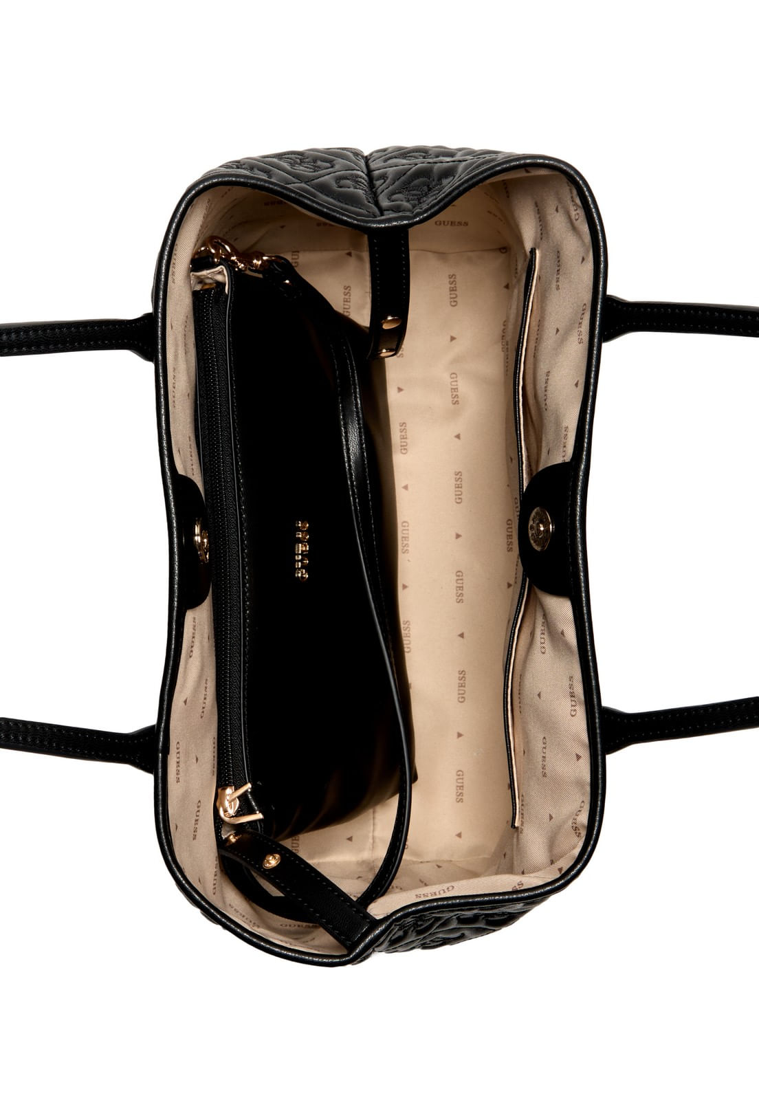 Bolsa Adelasia 2 In 1 Tote Preto - Imagem 4