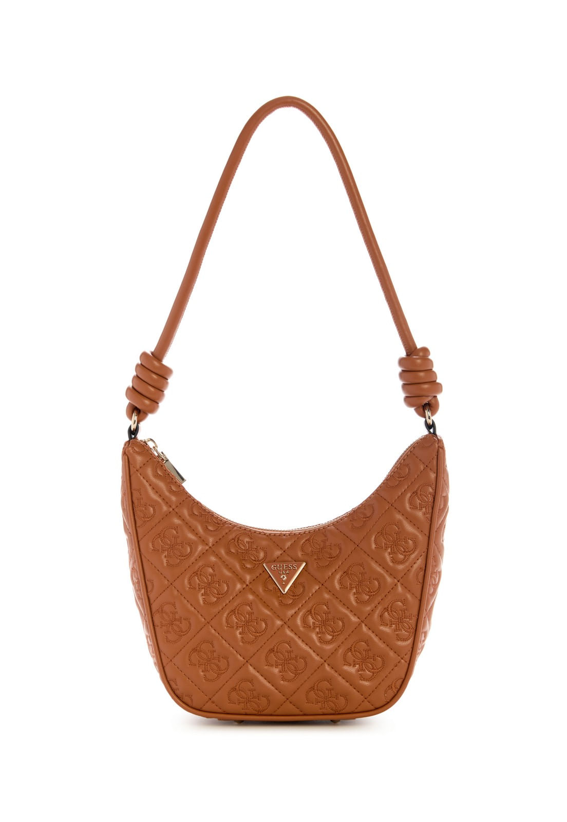 Bolsa Adelasia Top Zip Shoulder Bag Caramelo