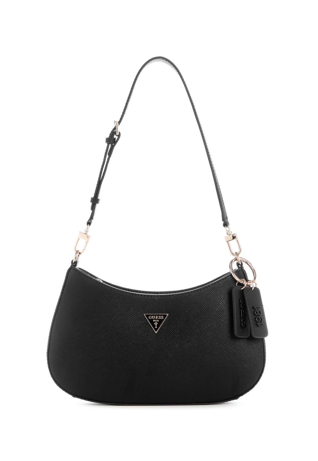 Bolsa Noelle Ii Top Zip Shoulder Bag Preto