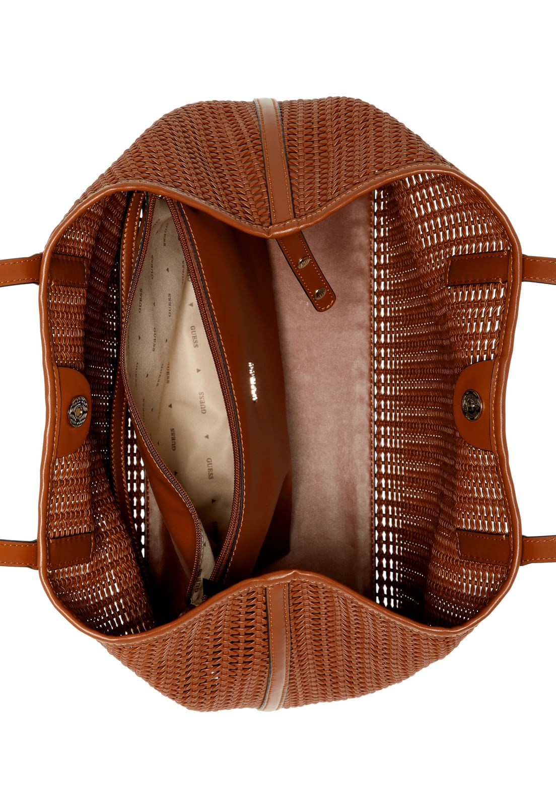 Bolsa Brigitta Large 2 In 1 Tote Marrom - Imagem 7