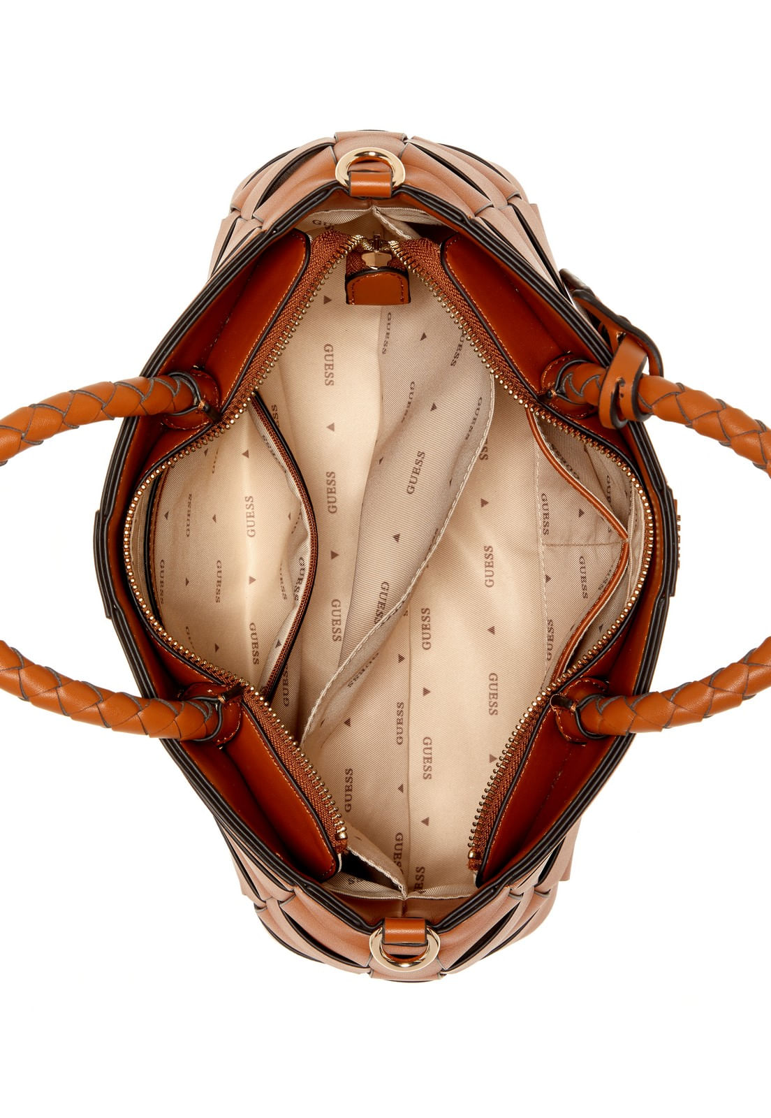 Bolsa Maylee Girlfriend Satchel Caramelo - Imagem 4