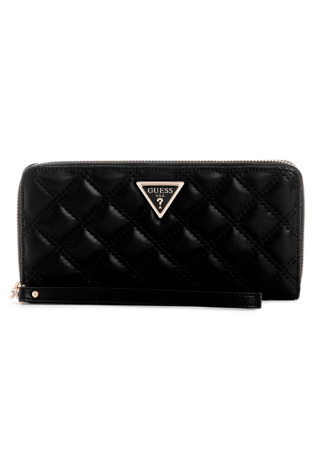 Carteira Giully Ii Slg Large Zip Around Preto