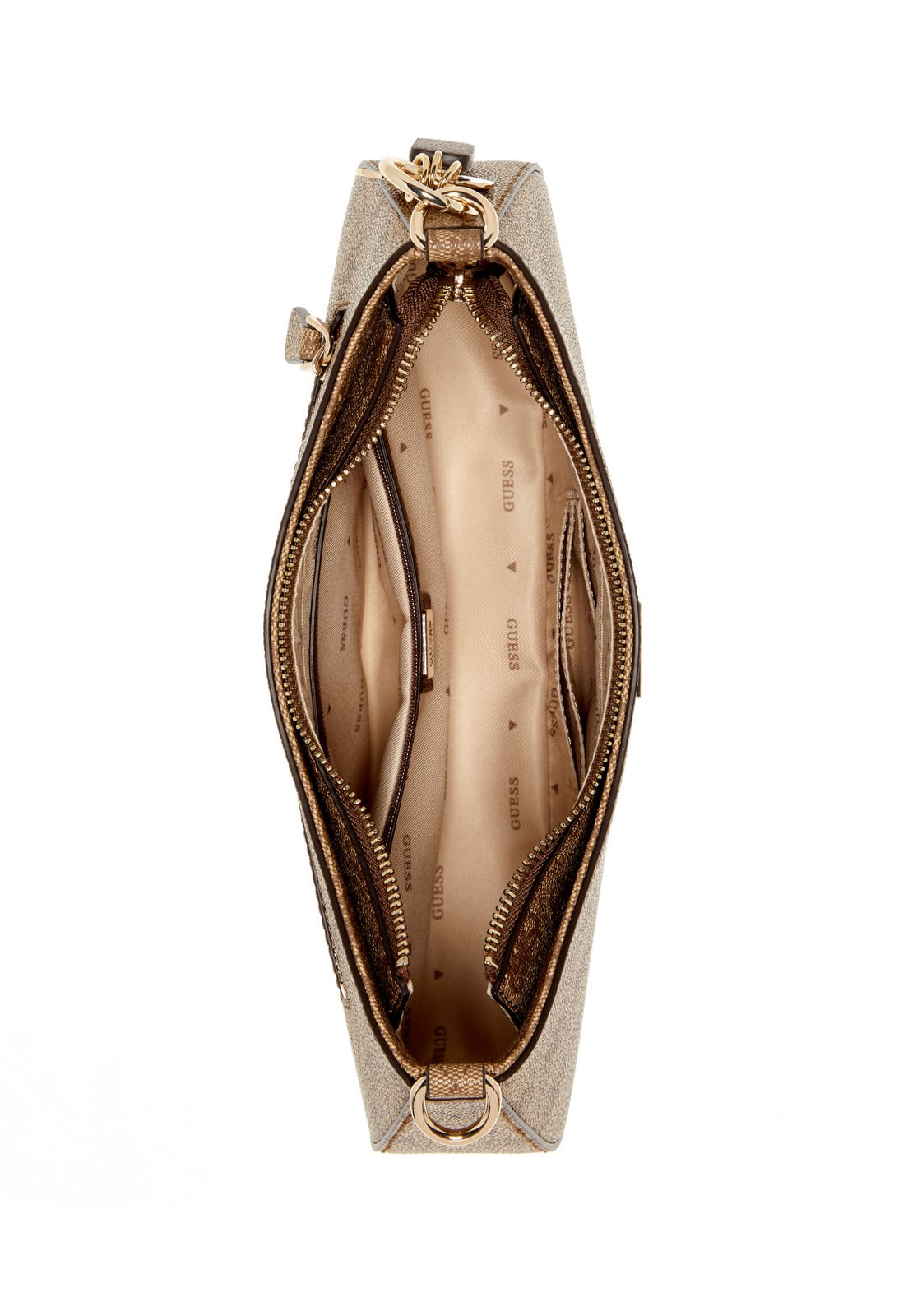 Bolsa Noelle Ii Top Zip Shoulder Bag Caramelo - Imagem 4