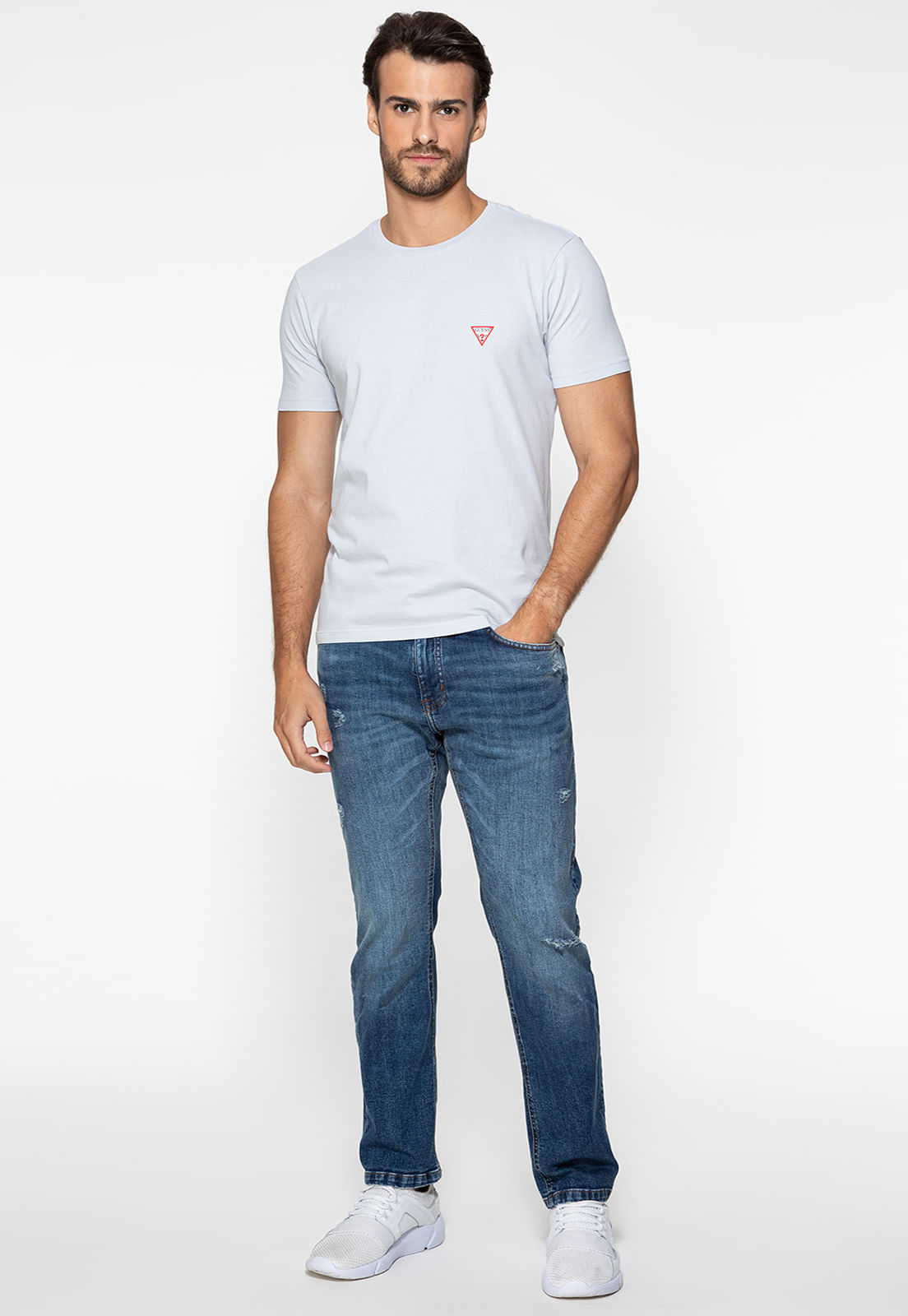 Camiseta Guess Triangulo Original Pq Fendi - Imagem 35