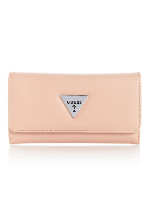 Carteira Guess Evanston Slg Slim Clutch Rosé