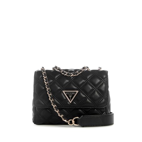 Bolsa Giully Ii Mini 2 Compartimentos Transversal Preto
