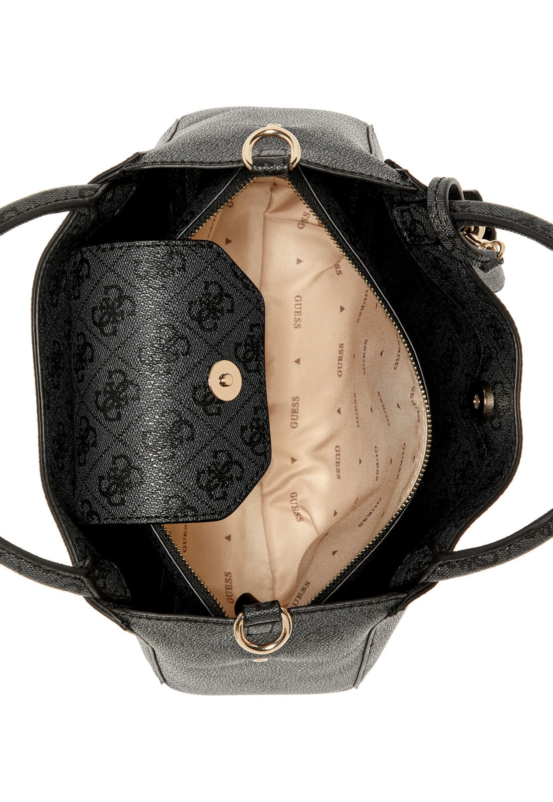 Bolsa Brenton Sml Girlfriend Satchel Preto - Imagem 4