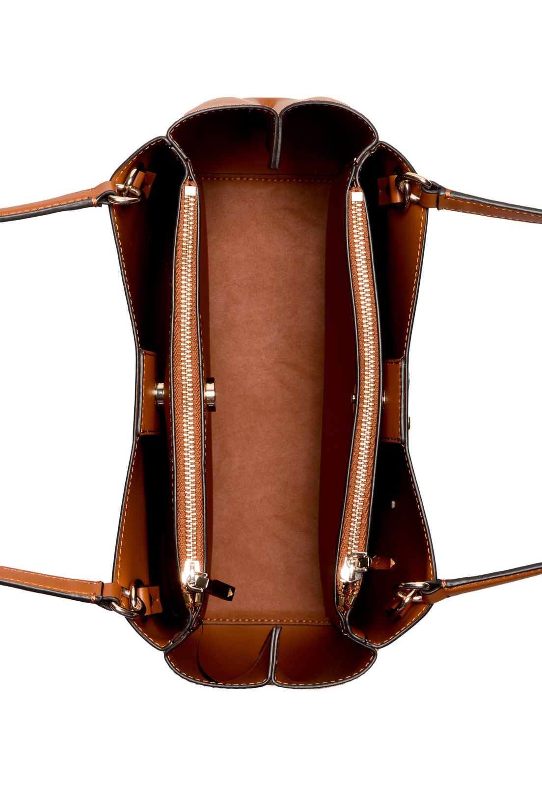 Bolsa Talent Multi Comp Tote Caramelo - Imagem 4