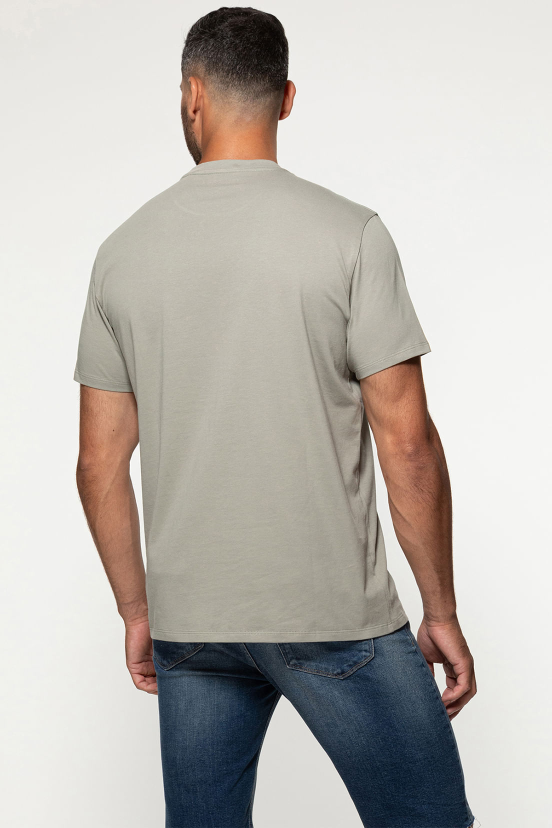 Camiseta Eco Bordado Palm Tree Verde - Imagem 9