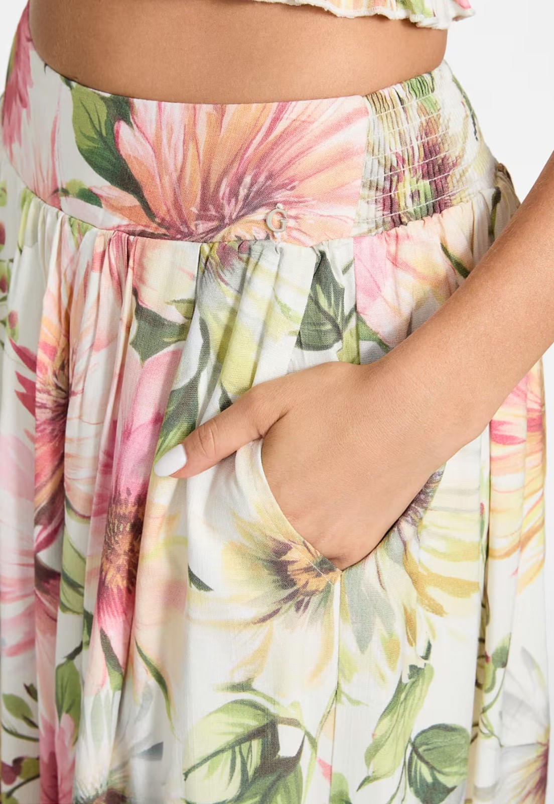 Saia Midi Rodada Eco Floral - Imagem 27