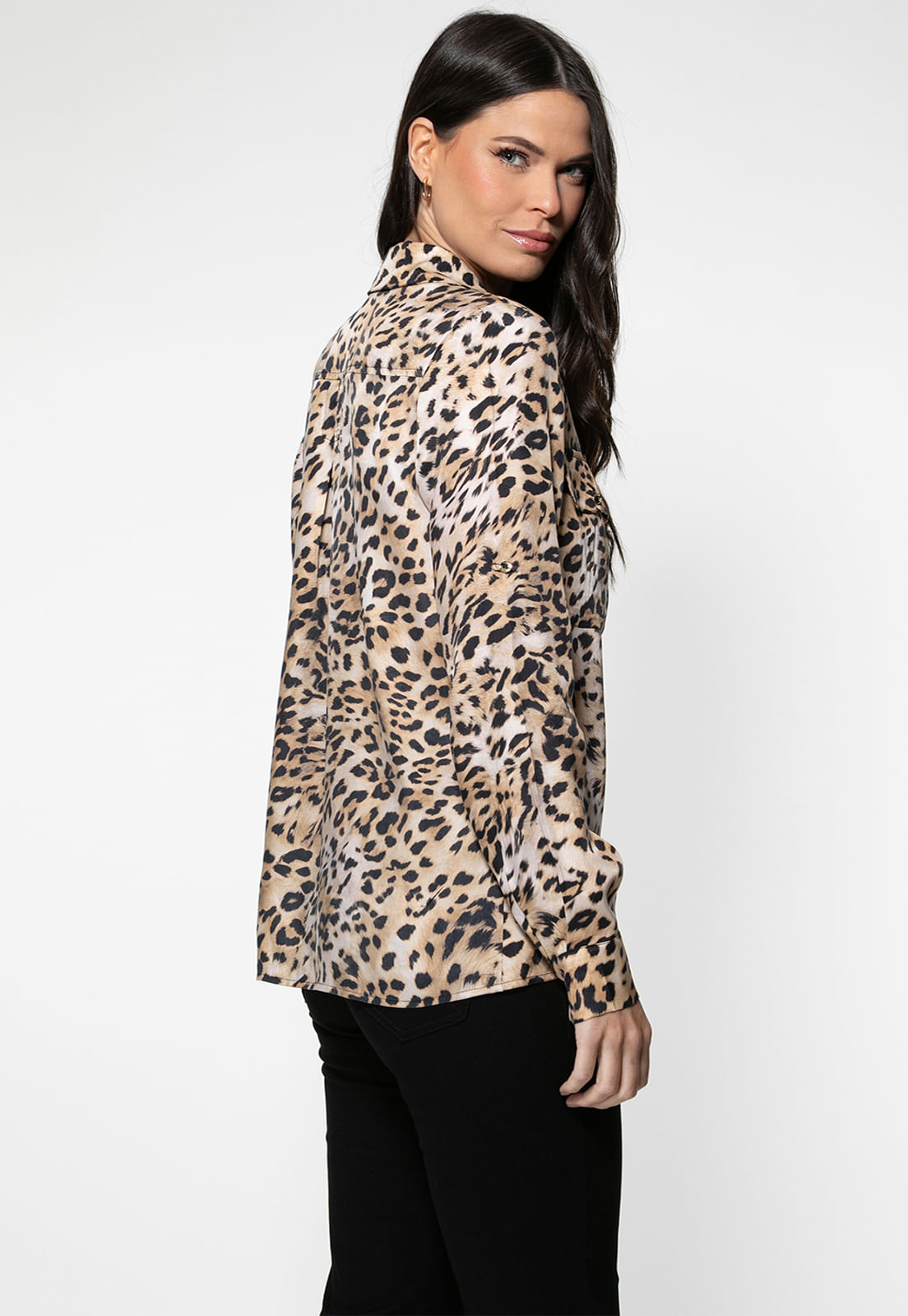 Camisa Manga Longa Eco Animal Print - Imagem 25