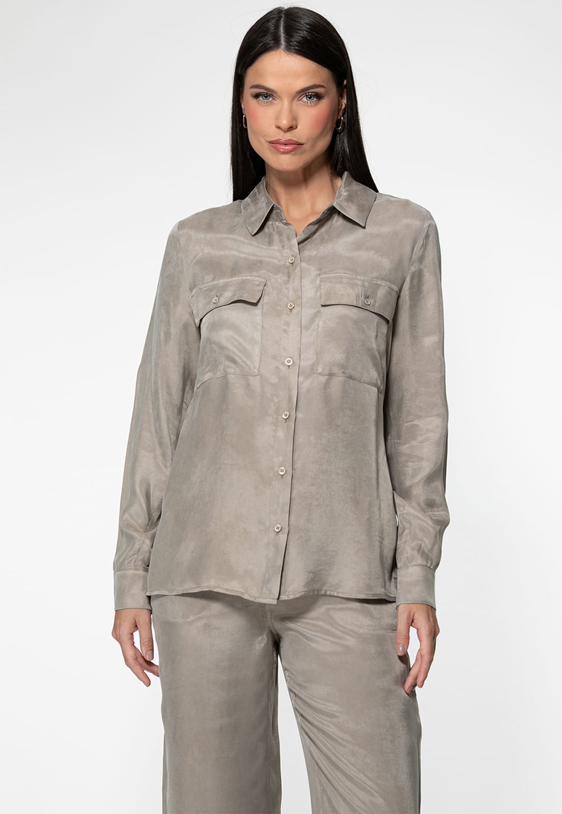 Camisa Manga Longa Eco Verde - Imagem 9