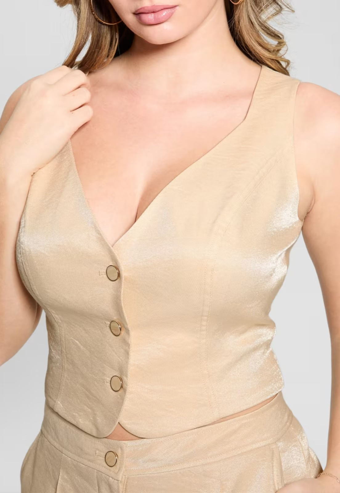 Colete Alfaiataria Bege - Imagem 15