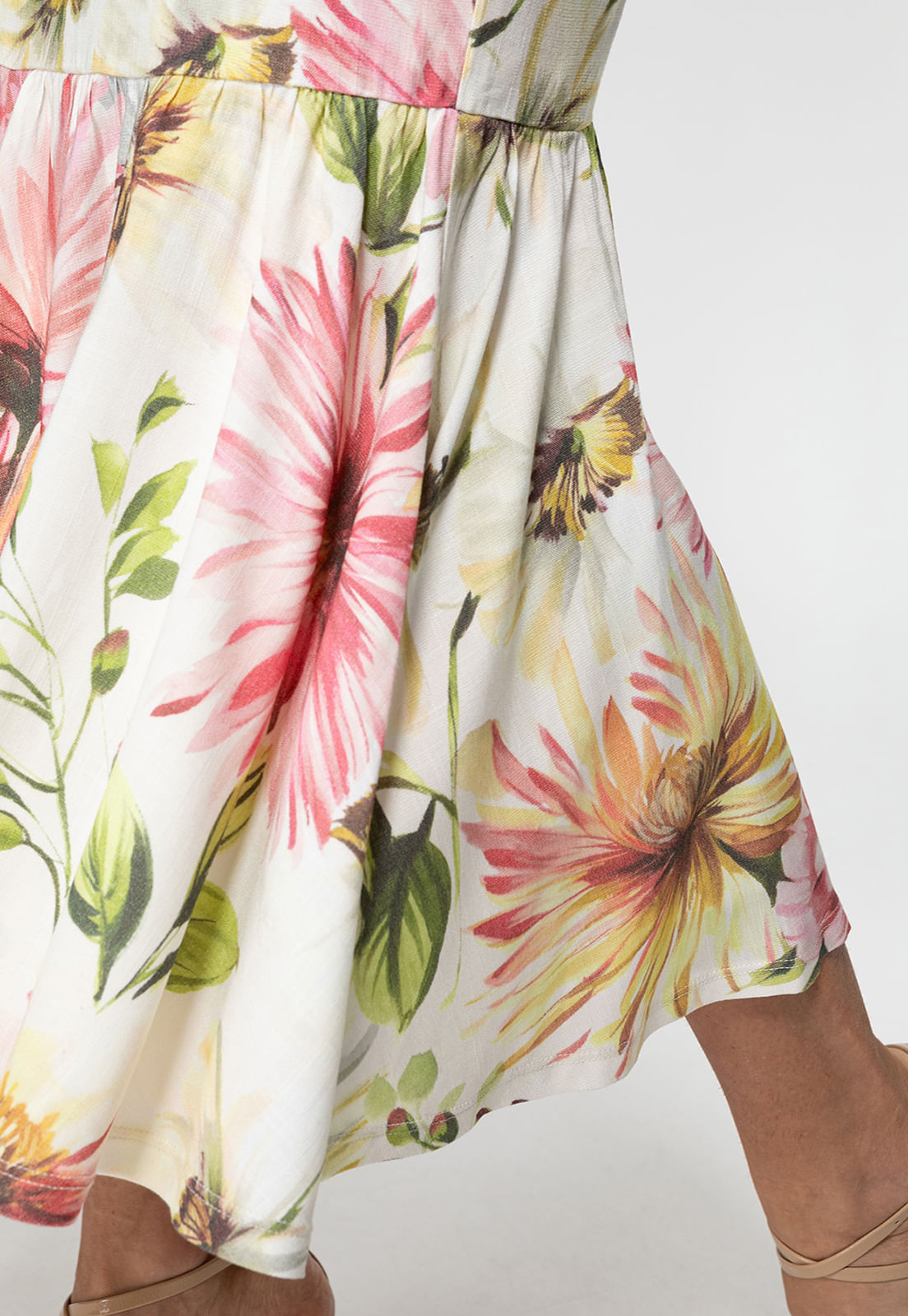 Vestido Longo Fleur Eco Floral - Imagem 15