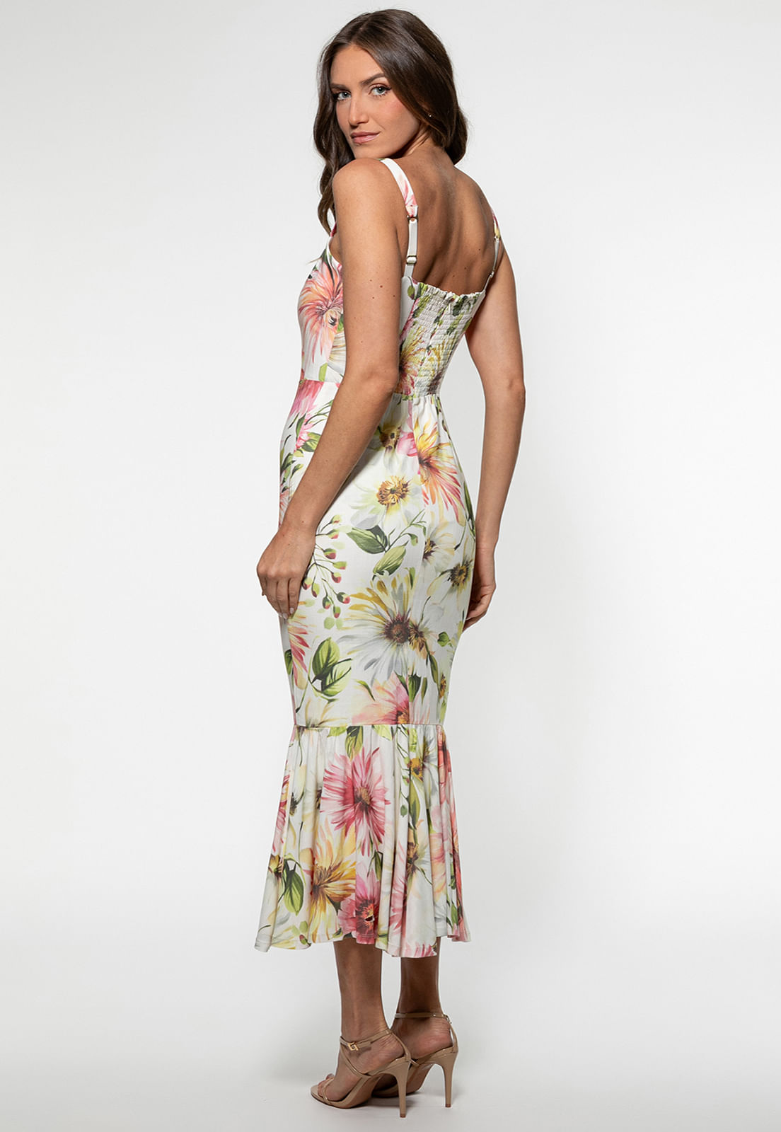 Vestido Longo Fleur Eco Floral - Imagem 17
