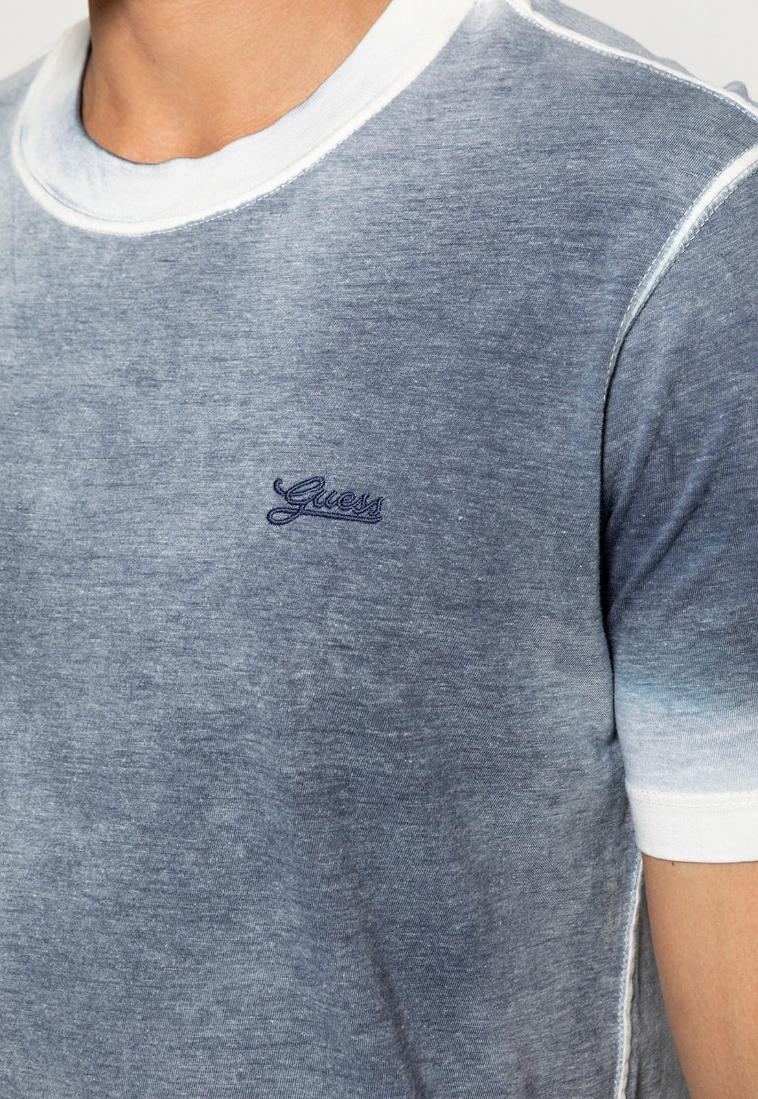 Camiseta Tinto Manchado Azul Escuro - Imagem 14